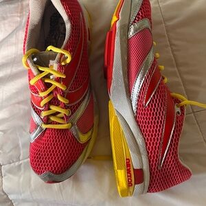 Newton Running Shoes Elite Mesh Pink Yellow 11